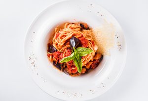 Spaghetti dish from Prezzo